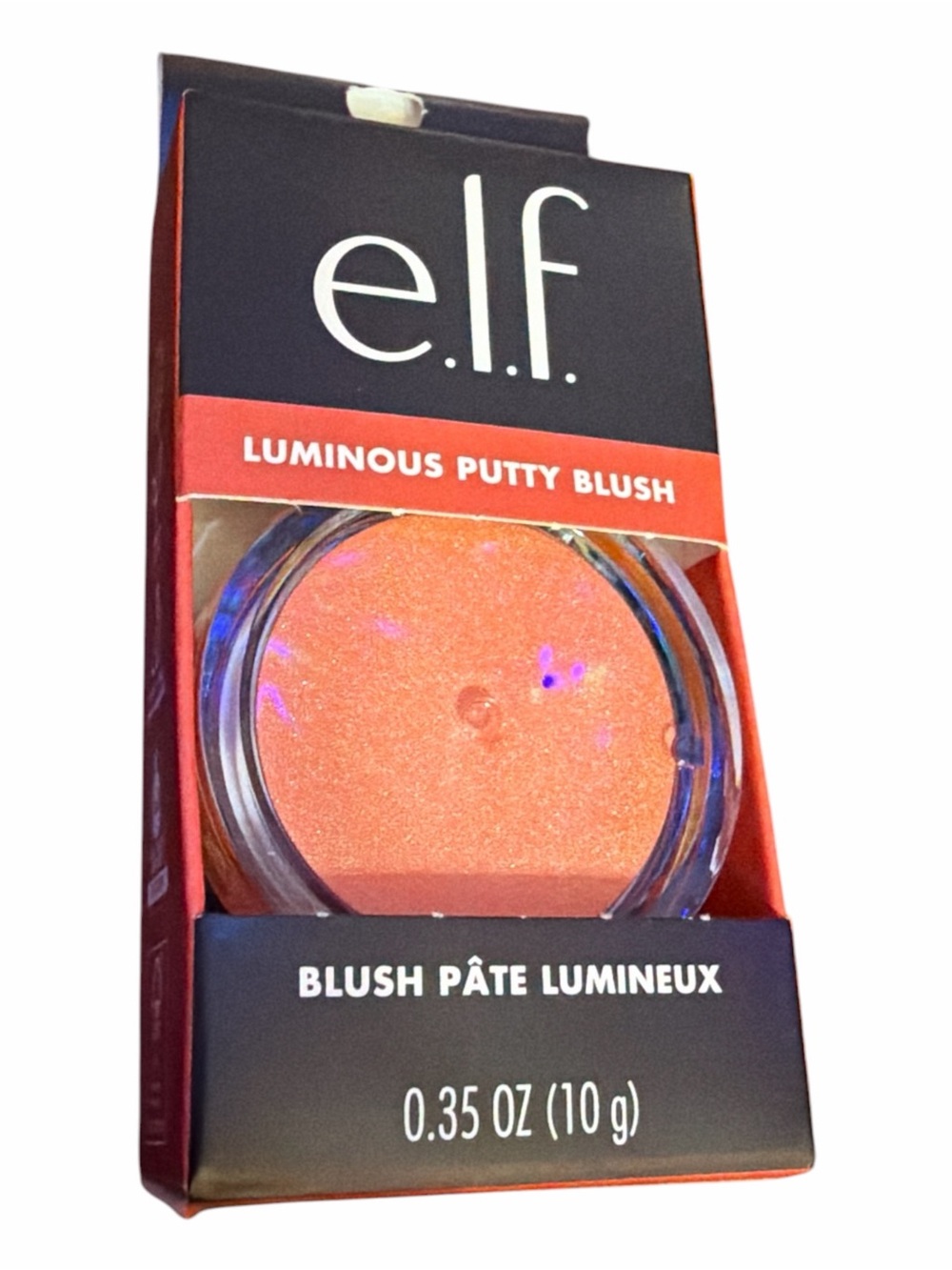 NWT e.l.f. Luminous Putty Blush in Maui (Warm Coral Shimmer)